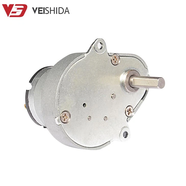 12 V nagy nyomatékú alacsony fordulatszámú DC lapos fogaskerekes motor