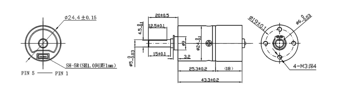 VSD - 24P2418 Small Gear Motor Design VSD - 24P2418 Small Gear Motor Design